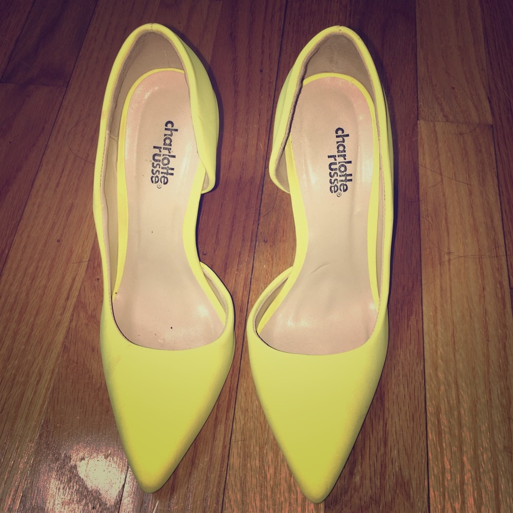 Neon Yellow Stilettos